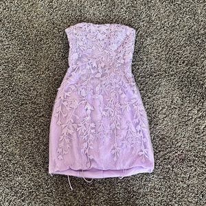 Purple Homecoming Dress